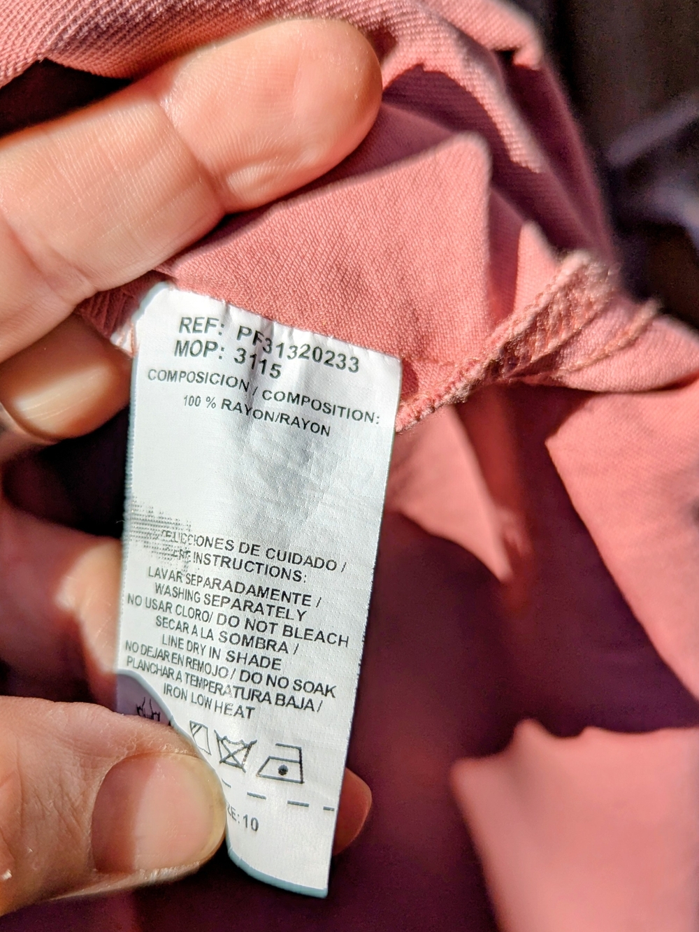 Ragged Full A-Line Skirt in Dusty Rose LAGENLOOK Mori Romantic Jupe Ample 10 - Picture 7 of 7